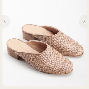 Paloma Wool Woven Raffia Pia Mule Size 39